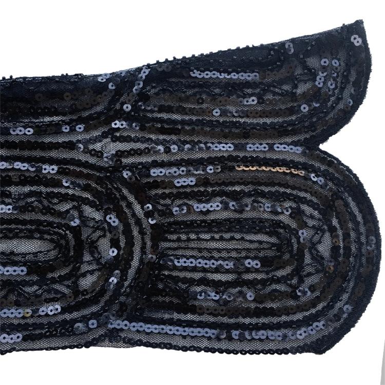 Bead Sequins Detailed Shawl Scarf for Special Occasion Unique Sequined Accessory for Trendy Outfits