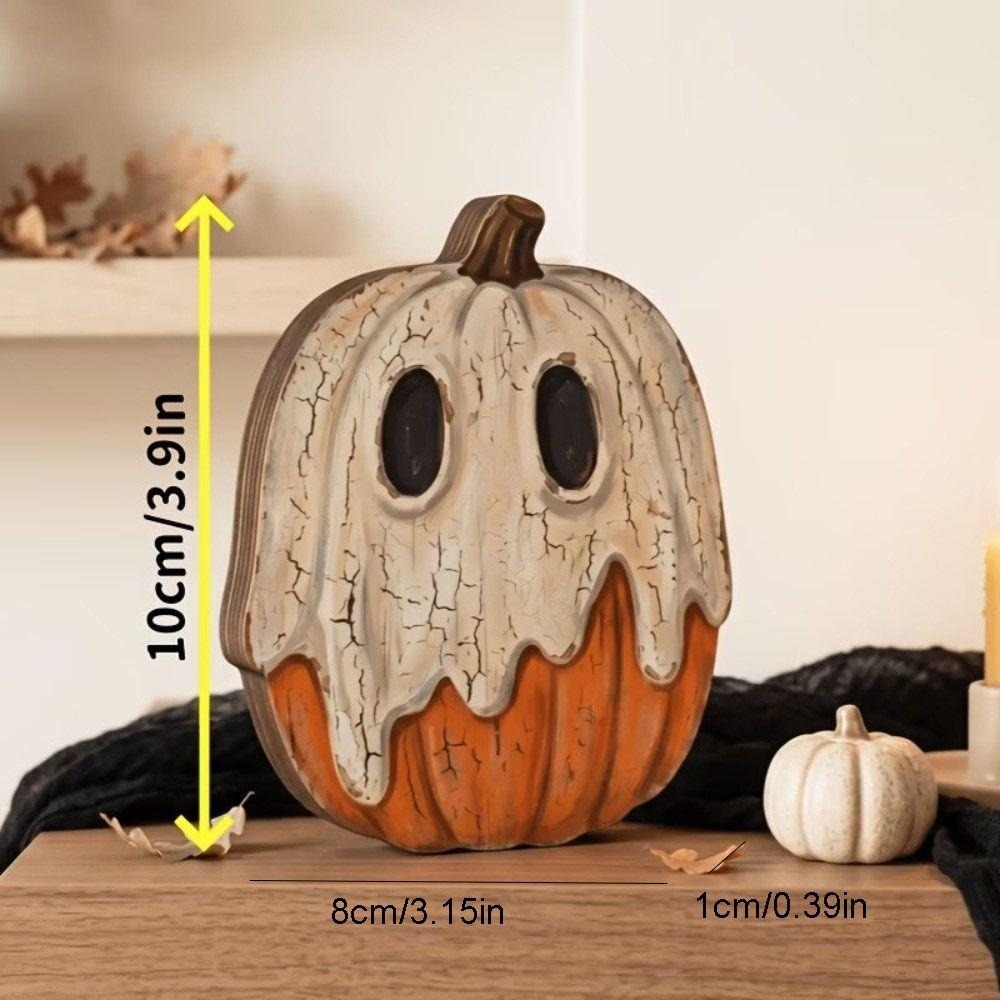 Pastoral Halloween Pumpkin Figurine Cartoon Pumpkin Table Ornament  Holiday Gifts