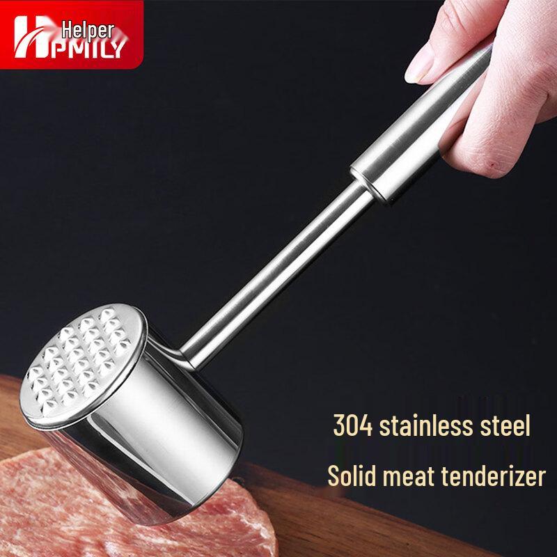 HPMILY 304 Stainless Steel Meat Tenderizer Hammer