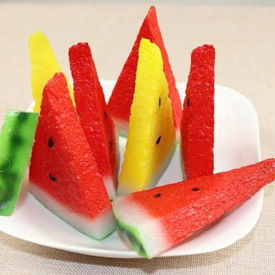 1 Pcs Simulated Watermelon Simulation Slices Clip Hair Fake Fruits Model Decoration Food Photography Props