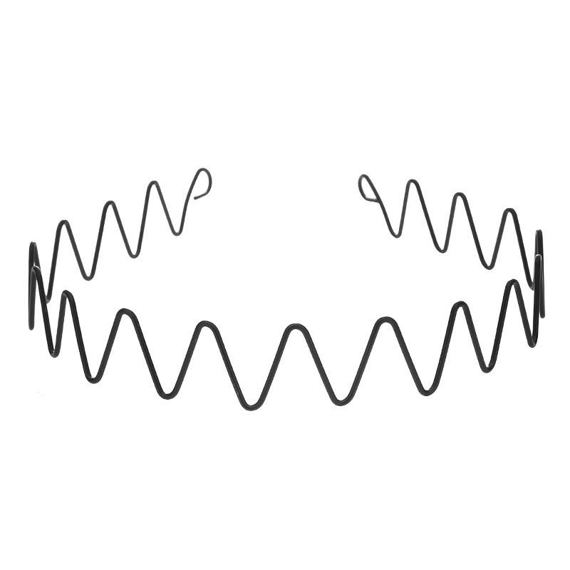 Metal Wavy Headband Stylish Headband Thickened Face Wash