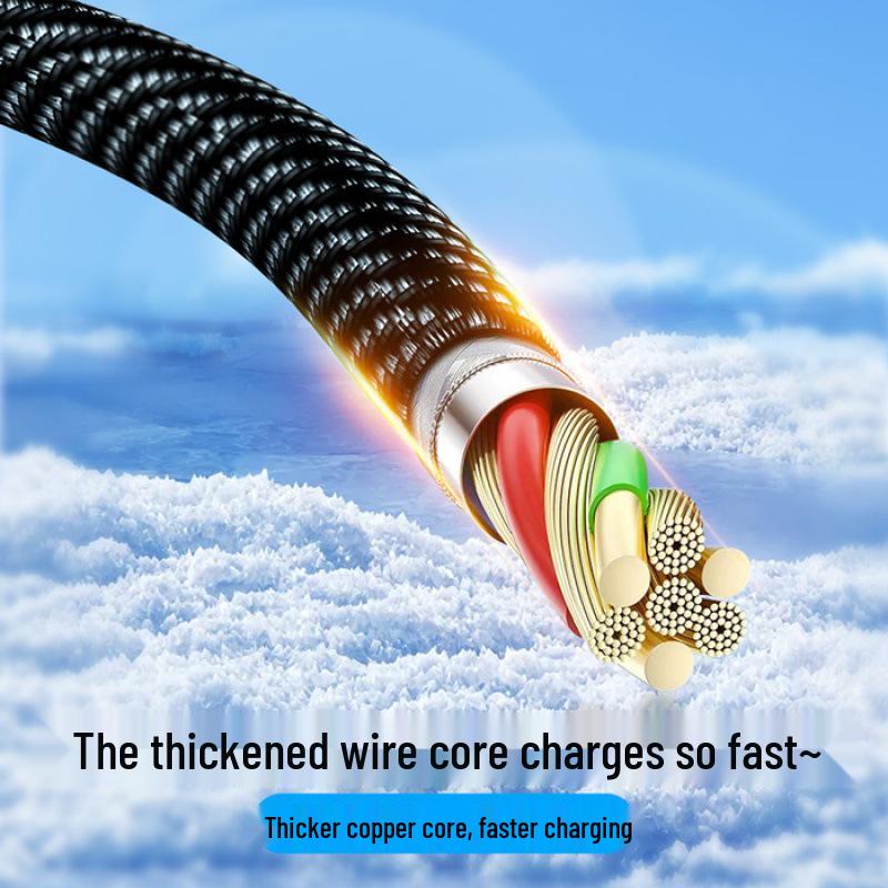 120W Type-C Fast Charging Cable for Apple, Huawei, Vivo, Oppo, Xiaomi, Honor