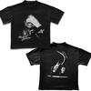 Camiseta Vintage Michael Jackson Rey del Pop, Camiseta Gráfica del Guante Icónico, Camiseta de Música Retro