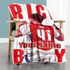 Arsenal Customize Your Name Blanket Multi-purpose Customizable Blanket Comfortable Versatile for Bed Sofa Living Room Livingroom All-Season Use
