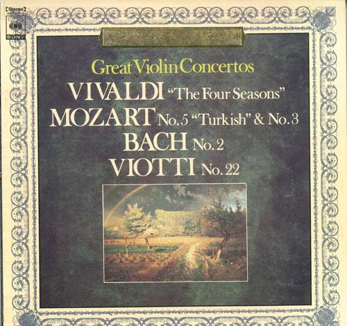 

LP Record PINCHAS ZUKERMAN, ISAAC STERN, GEOR - Vivaldi / Bach / Mozart / Viotti: V SOCZ8991 CBS SONY 1975 Japan Obi Classical Used