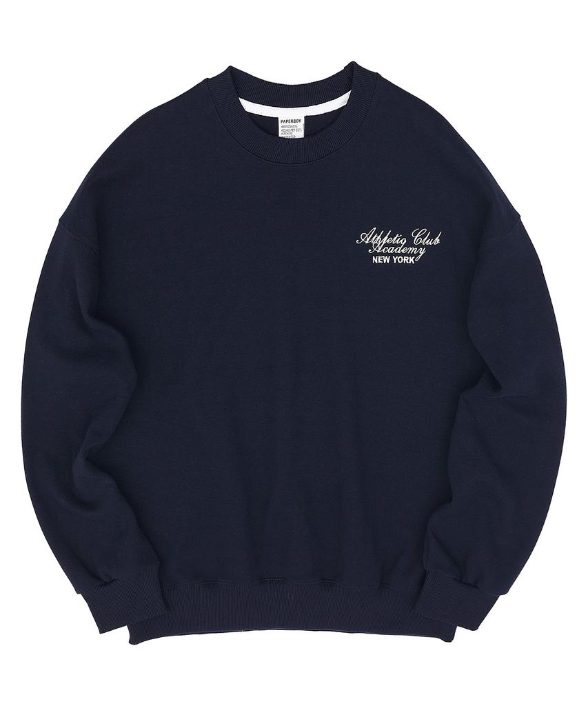 PAPERBOY Nyc Academy Sweatshirt - Navy