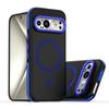 Applicable to Google Pixel9Pro Xuncai mobile phone case electroplated transparent Pixel9 magnetic suction bracket anti-drop protective cover