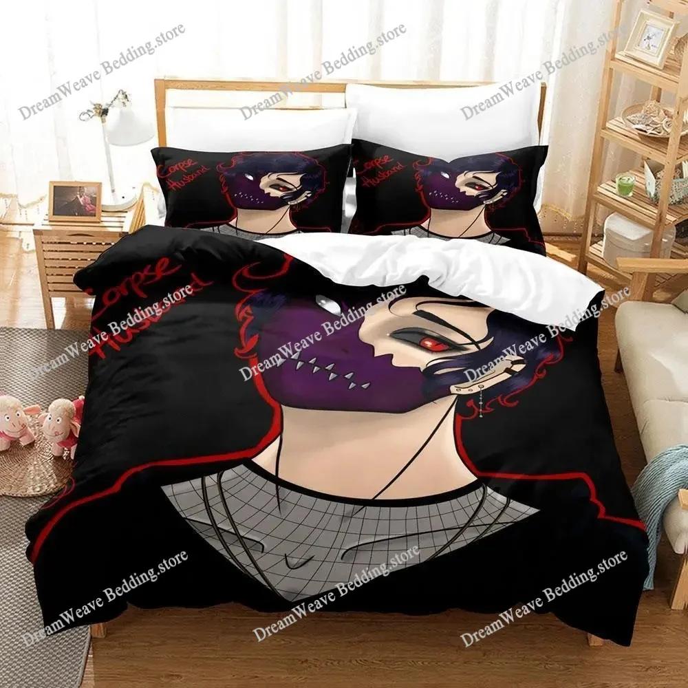 Fashion Corpse Husband Bedding Set Single Twin Full Queen King Size Bed Set Adult Kid Bedroom Duvet Cover Sets 3D Print Anime96