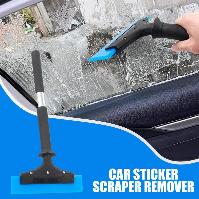 Car Window Sticker Removal Window Glue Cleaning Scraper Multifunctional Windshield Sticker Remover Scraper For Car Glass Glue