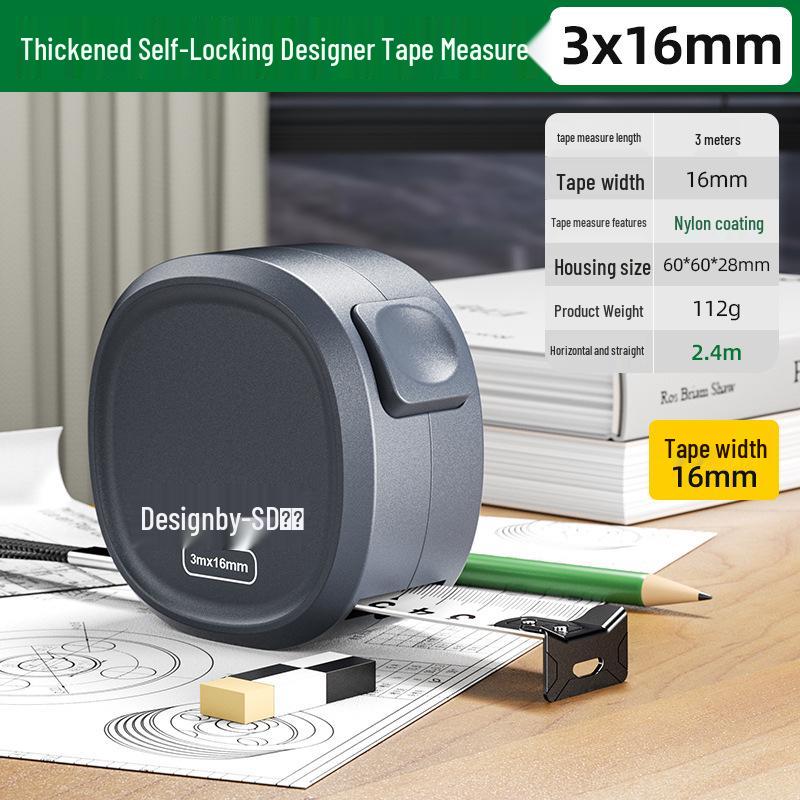 

10-метровая рулетка из нержавеющей стали - Высокоточная, Утолщенная, Ударопрочная, Флуоресцентная линейка 5 м