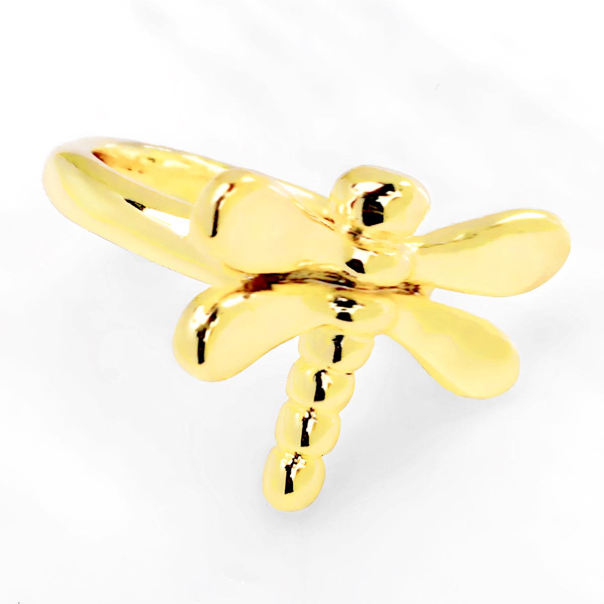 2025 UNO de 50 Shiny Dragonfly Ring - Exquisite Women s Gift Size 8