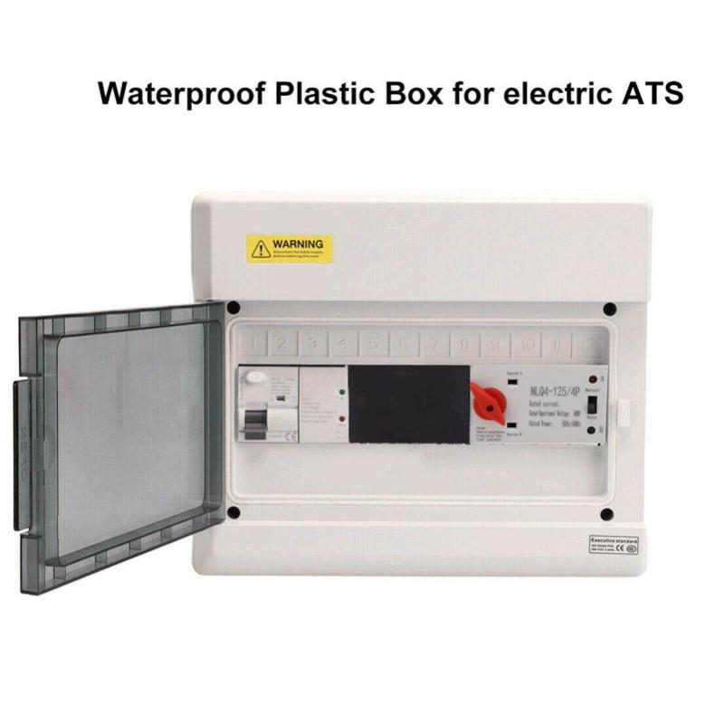 4P Dual Power Automatic Transfer Switch High Temperature Resistant Double Power Transfer Switch AC400V 100A