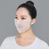 Summer Sunscreen Lace Mask Fashion Snow Flower Printed Mask New Sunscreen Face Cover
