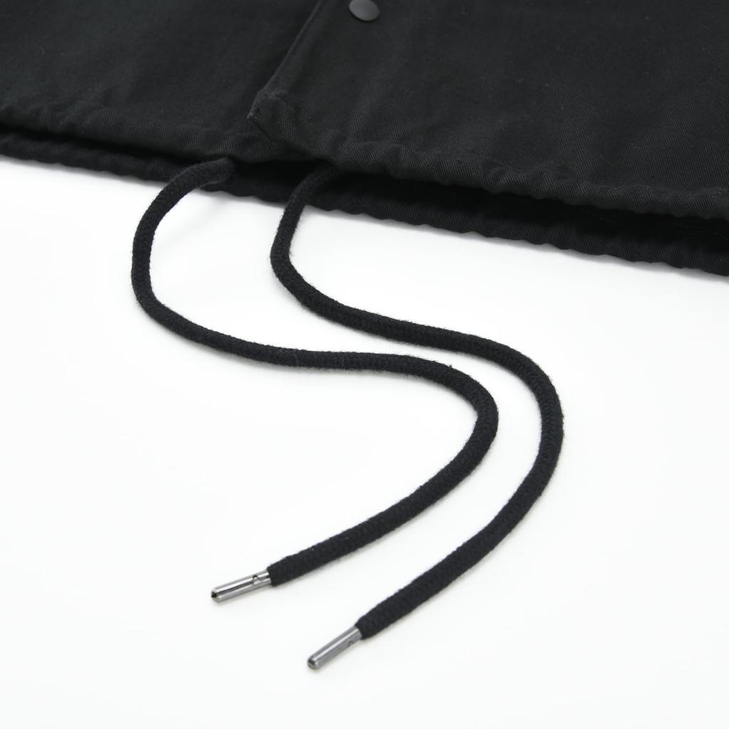 [RS Taichi] SHIRT COACH JACKET_BLACK_M NEJ003