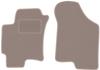 Beige Front Floor Mats For: Hyundai Coupe II GK Coupe (2001-2008)
