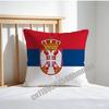 For Serbia Serbian Coat Of Arms Throw Pillow Case Sham 45X45Cm 40X40Cm Square Car Pillowcase Pad Cushion Cover