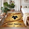 Crystal Velvet Rug Custom Name Text, Soft Non Slip Floor Mat Home DecorWolverhampton Wanderers Football