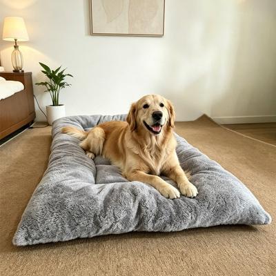 Large Dog Bed Pad Medium To Dogs Double-Sided Washable Pet Mat All-Season Use With Breathable Waterproof Surface