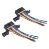 2PCS Diagnostic OBD2 16 PIN Female Connector Harness Car 16 PIN Female Plug Universally Fit for