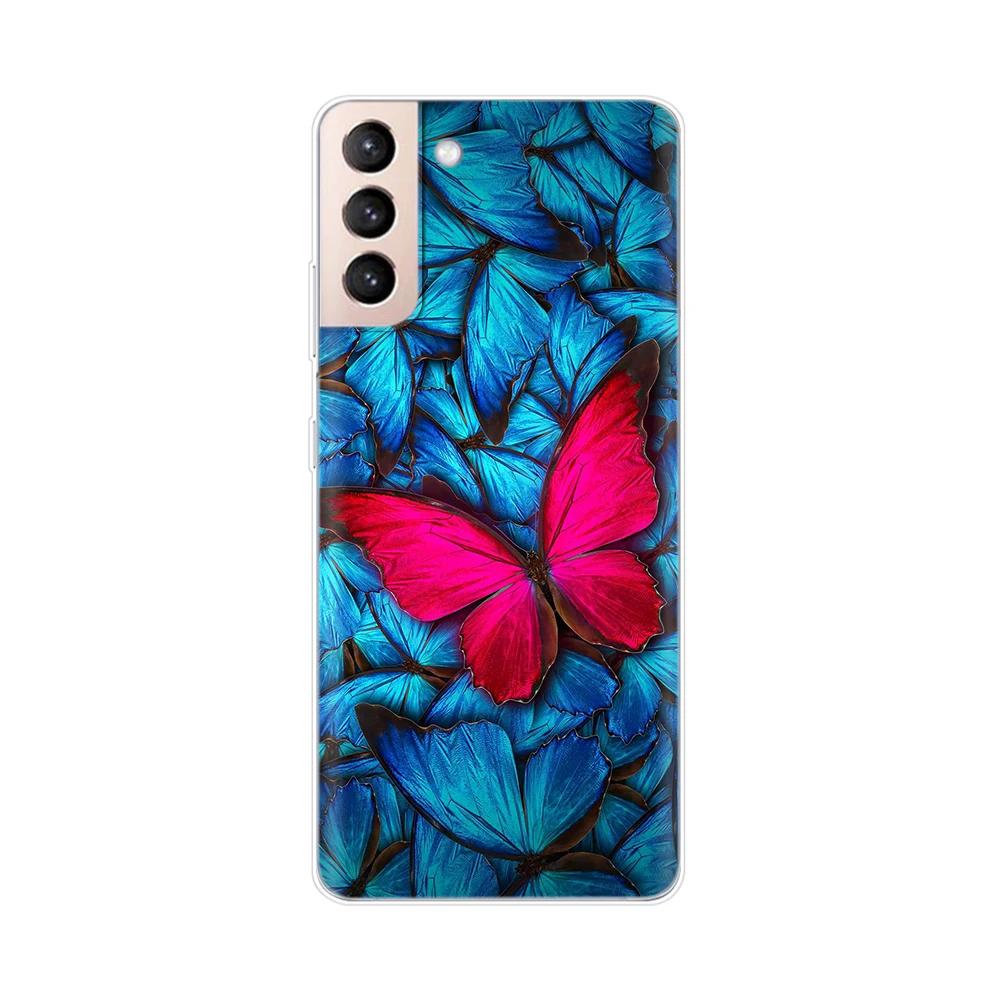 For Samsung Galaxy S21 S 21 FE Plus Case Soft TPU Phone Back Cases Cover for Samsung S21 Ultra GalaxyS21 Silicone Phone Case