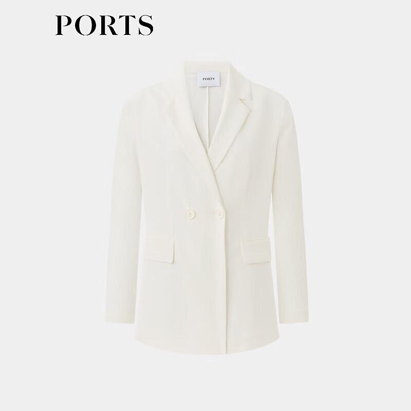 PORTS Women's Plaid Silk Blend Jacket