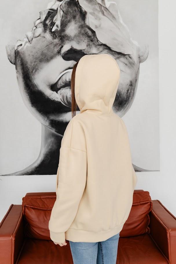 Women’s Warm Hoodie – Soft Three-Thread Fabric with Kangaroo Pocket & Hood, Winter, 8360-025 HC