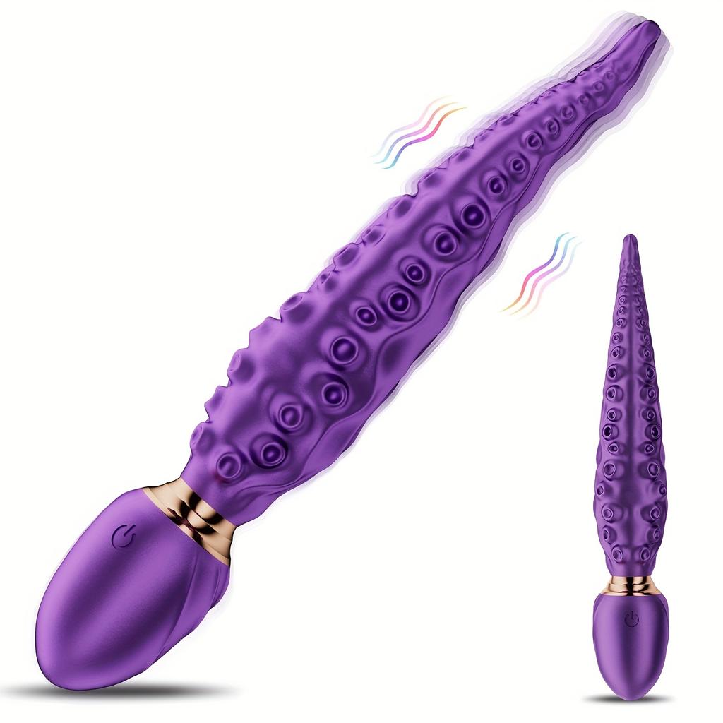 Vibrating Realistic Anal Octopus Vagina Stimulation G-Spot Clit Vagina Powerful Dildo Masturbation Adult Sex Toys for Men Women