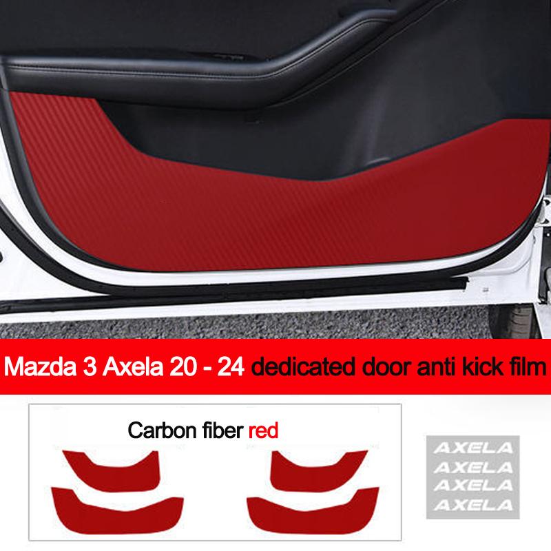 Car Inner Door Anti Kick Film Protective Anti-Scratch Cover for Mazda 3 Axela 2020 - 2026 Auto Accessories Protector