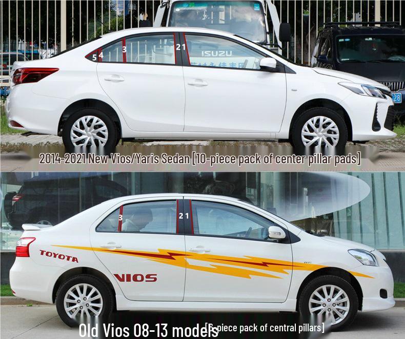 Kompatible Zierleiste für 2023 Toyota Corolla, Levin, RAV4, Reiz, Vios und FS Modelle