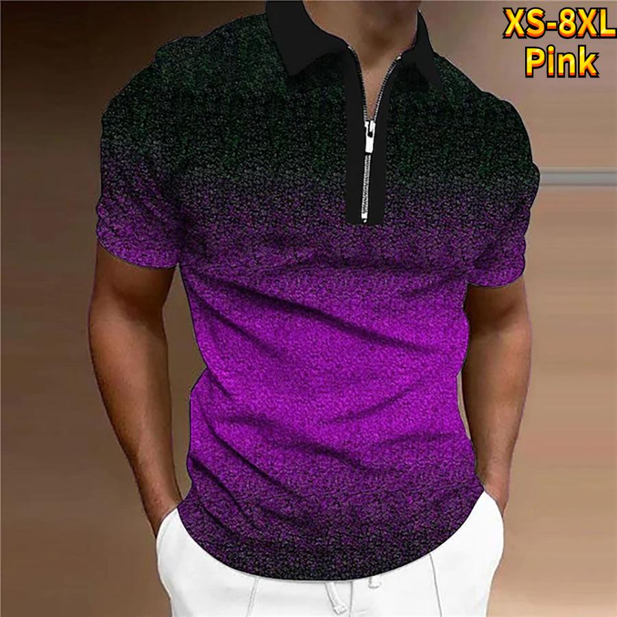 Повседневная футболка с лацканами — фото 4