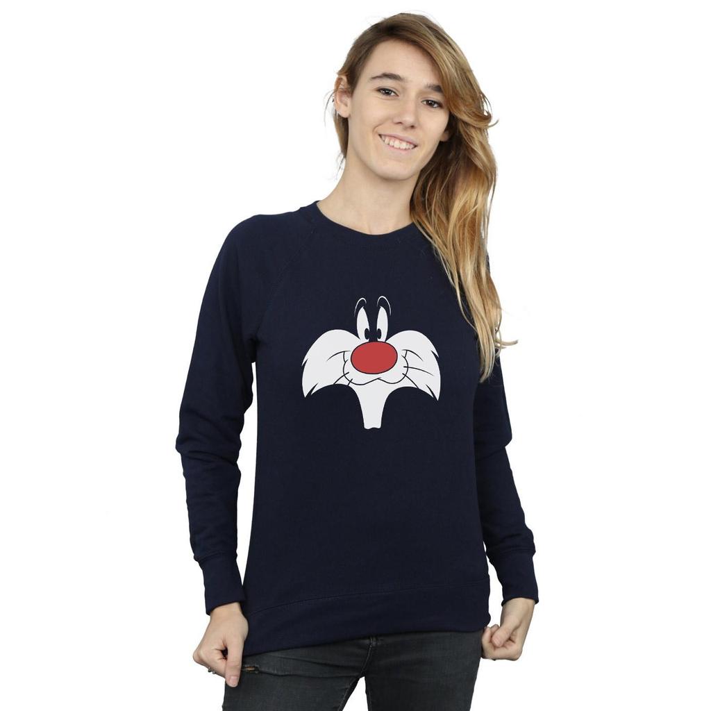 Looney Tunes Sylvester Big Face Sweatshirt für Damen