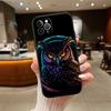NH14 Cartoon Art Eule Handyhülle für OPPO A40 A60 A80 A15 A16 A16K A12 A17 A17K A54 A54S A53 A53S A55 A56 A57 A98 F23