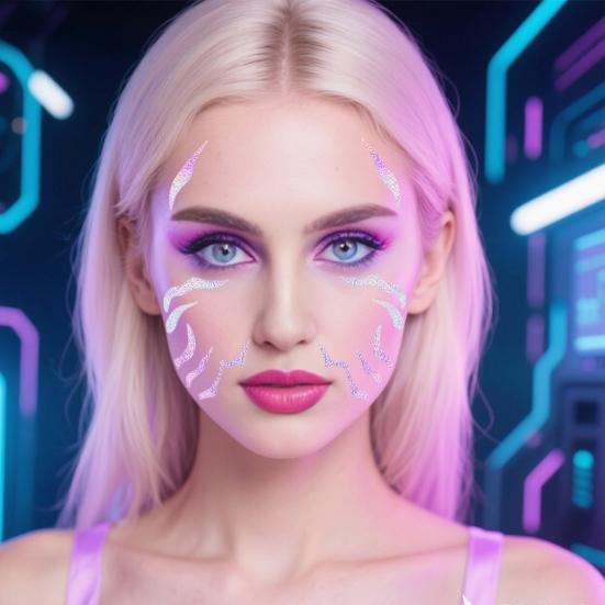 6 Stück Temporäre Tattoo-Aufkleber Abnehmbare Realistische Falsche Tattoos Wasserdicht Anime Rollenspiel Tattoos Langlebige Party Körperkunst Aufkleber