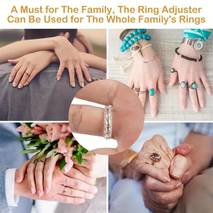 4/8pcs-Ring Size Adjuster-Invisible Ring Protector, Suitable for Men and Women, Ring Size Adjusters/washers, Jewelry Accessories