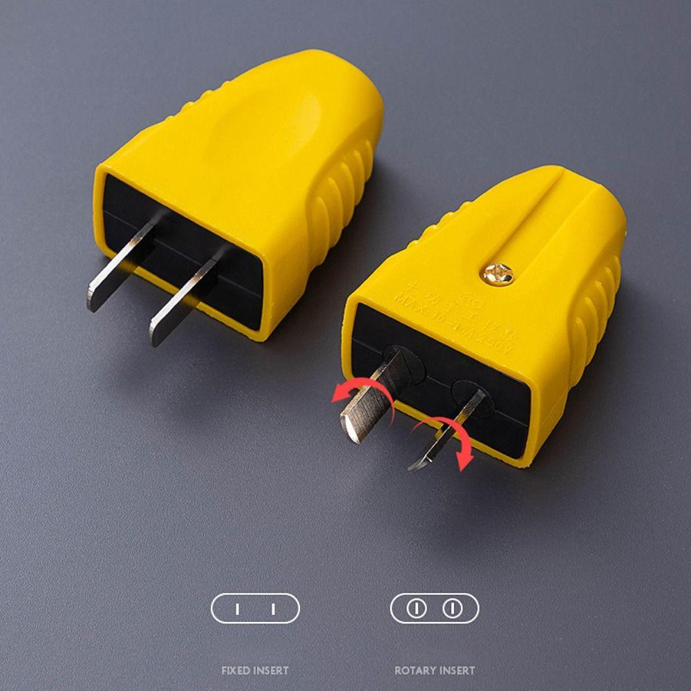 10-16A 250V Plug Adapter Anti Drop Rotatable Plug CN Electrical Wiring Accessories Industrial
