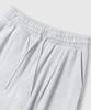LEMAIN SECOND One-Pleat Wide Cargo Sweatpants [White Melange]