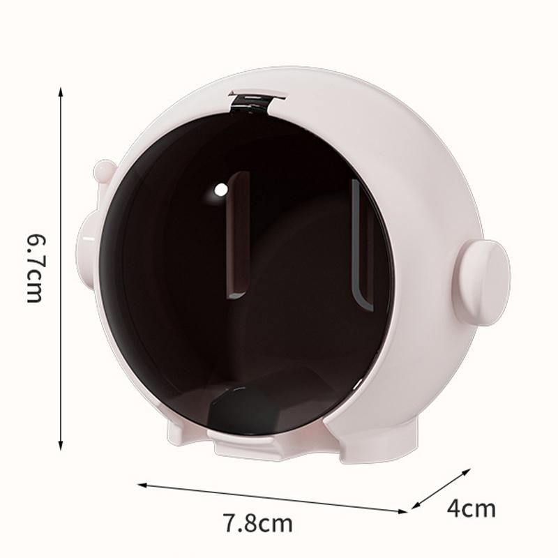 

Зубная щетка для ванной комнаты Организует простую установку Креативный астронавт разрабатывает держатели зубных щеток для домашнего украшения ванной комнаты розовый