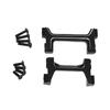 RC CNC Aluminum Alloy Bumper Bracket Set for 118 Car Front and Rear Bumper Mount Black
