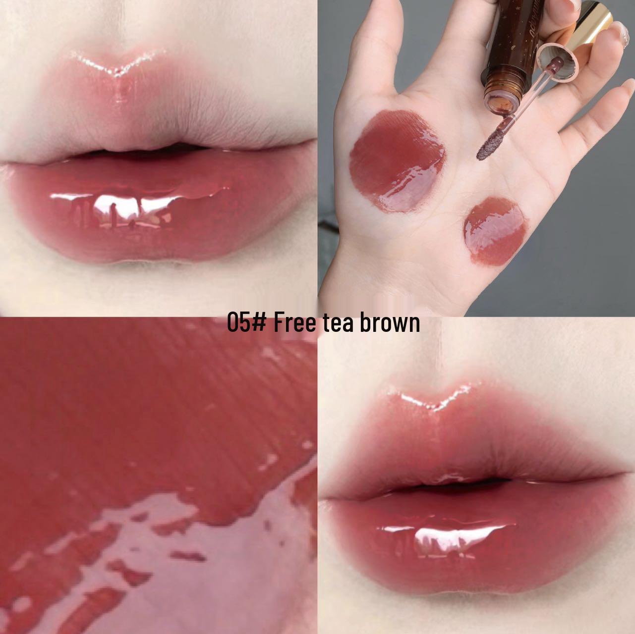 

Pure & Sexy Retro Clear Lip Gloss - Yellow Skin, Glassy Faux Nude, Whitening Lip Glaze for Students