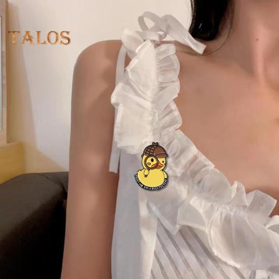 Cartoon Duckling Badge Animal Jewelry Alloy Brooch Hat Scarf Bag Lapel Decoration Pin Birthday Graduation Christmas Gift
