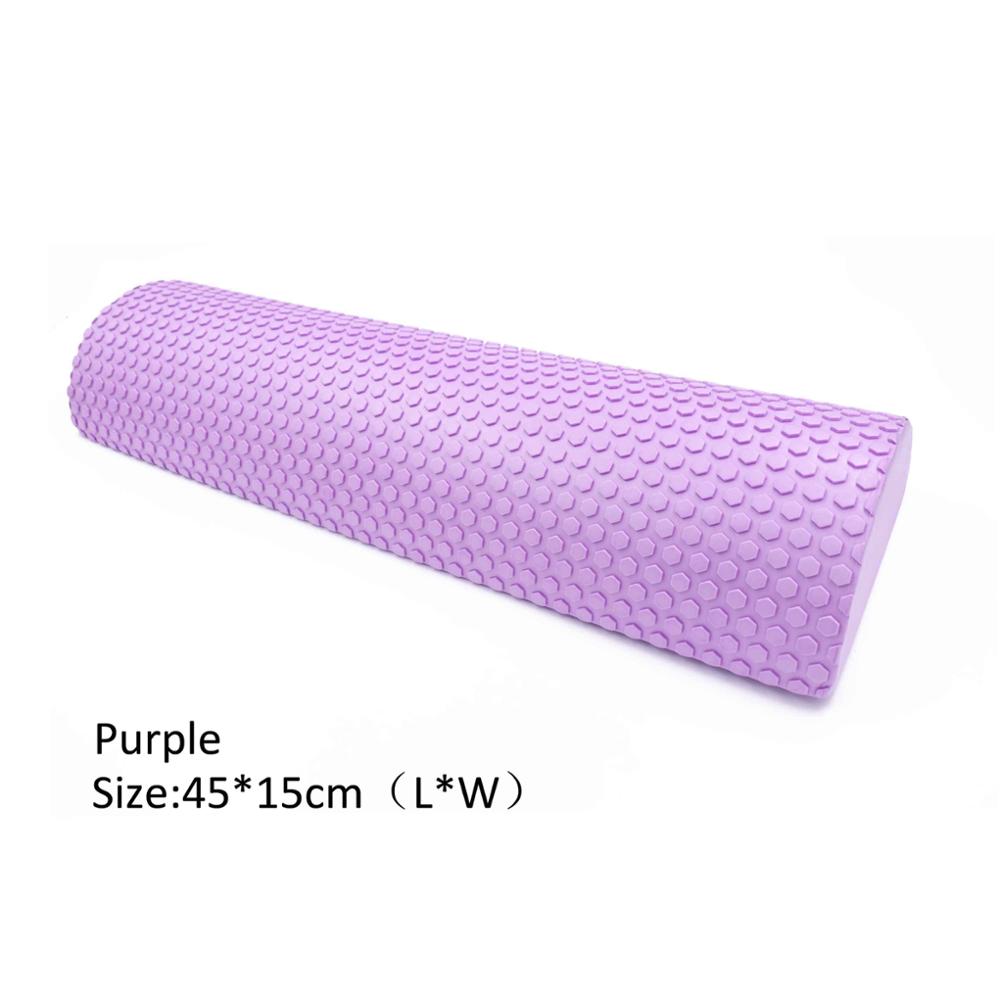 30-45 cm půlkulatý masážní pěnový válec EVA Jóga Pilates Fitness vybavení Balanční podložky Jógové bloky s masážním plovoucím bodem