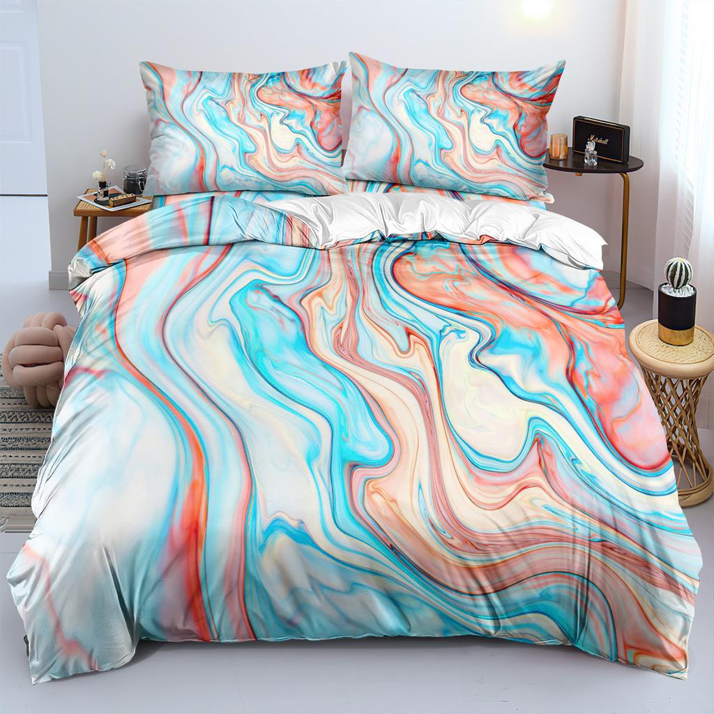 Dream Gilt Bedding Three-Piece Set 90-120G Abrasive Cloth 3D Digital Printing