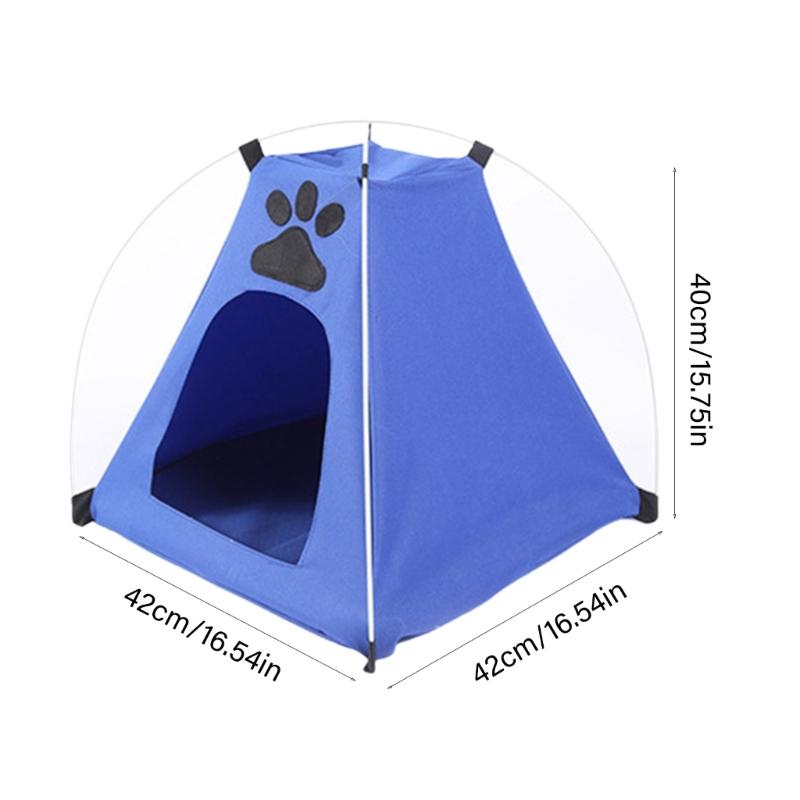 Cats Relaxation Cooling Tent Pet Shelter House Resting Tent Pet Cats Sleep Tent Small Pet Outdoor House for Camping