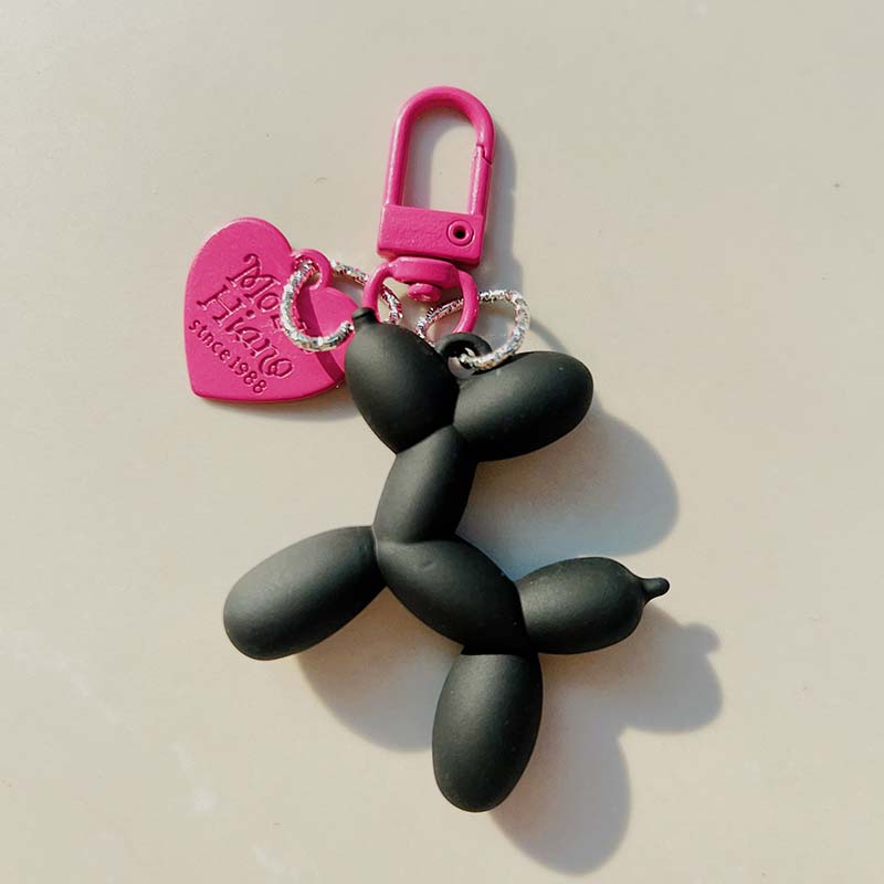 Portachiavi Ciondolo Cane Palloncino Gelatina Carino Catena Portachiavi Cane Cartone Animato - Adorabile accessorio gioiello regalo per chiavi unisex