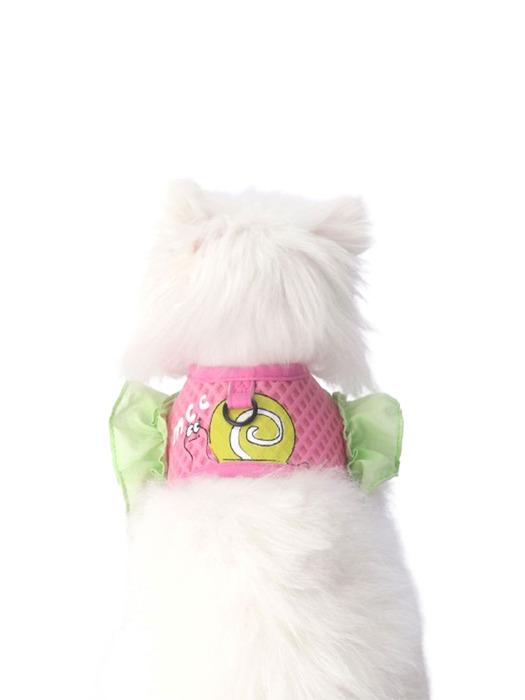 MONCHOUCHOU Lazy Farm Mesh Harness_Pink S