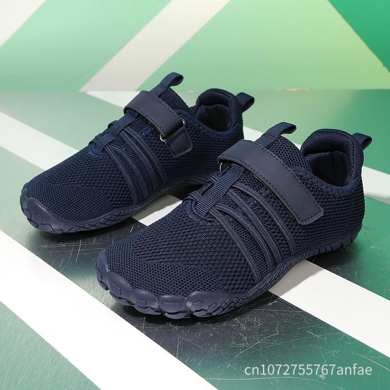Kinder Barfußschuhe Outdoor Strand Wasserschuhe Anti-Rutsch Atmungsaktiv Weite Zehenbox Lässige Sneaker Leichte Laufschuhe