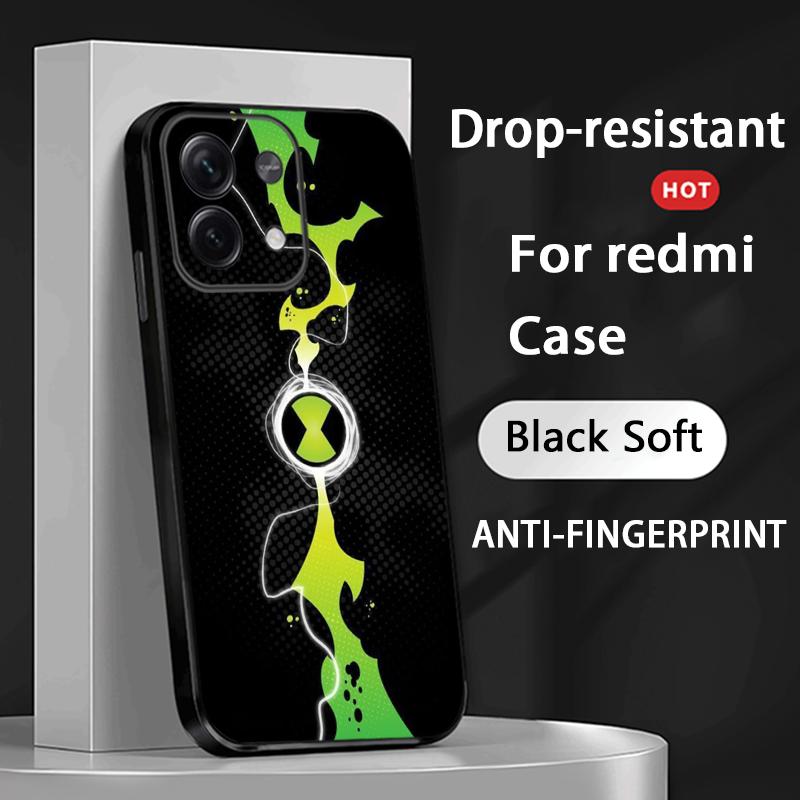 Ben 10 classic anime pattern ins Phone Case For Xiaomi Redmi Note 14 13 12 11 Pro Plus S 5G 14C A3 Soft Black Phone Cover