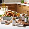 Glass Spice Jars with Label Set Bamboo Lids and Funnel Kitchen Airtight Storage Jars with Lids Spices and Seasonings Sets Organ