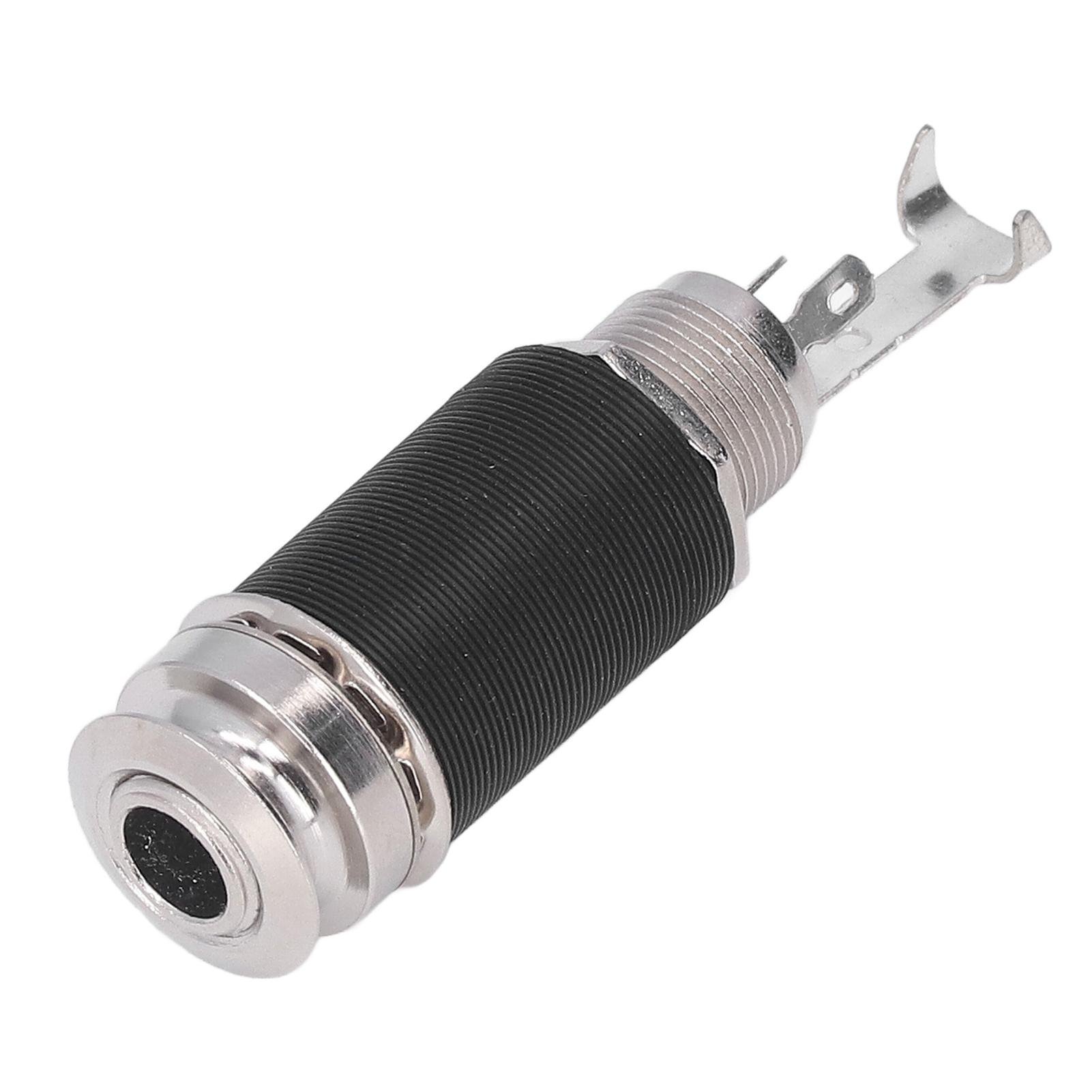 

Выходной разъем для звукоснимателя Металлический концевой штифт Разъем для звукового отверстия Замена Аксессуары для акустической гитары