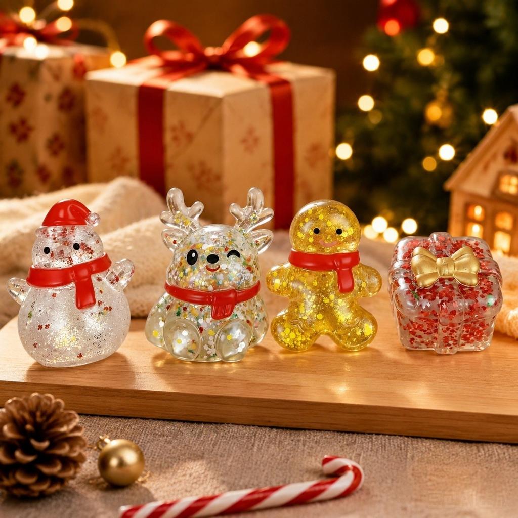 Christmas Themed Stress Toy Random Assorted for Adults and Kids